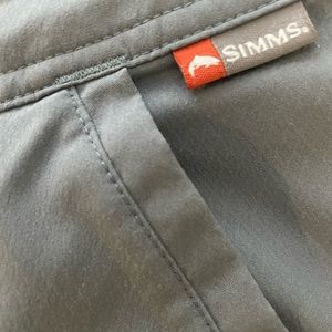 SIMMS Men's Skiff Shorts - Quick Dry | Size 36 | Color Storm